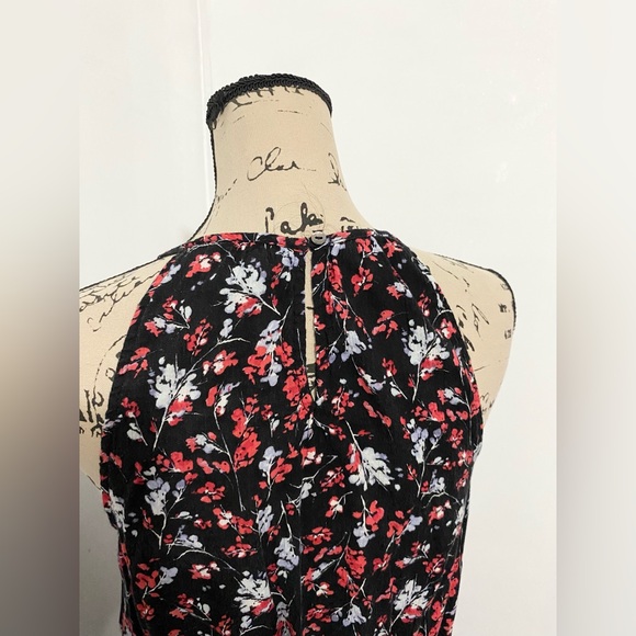 Universal Thread Womans Black Red Floral Maxi Dress Size M - Picture 6 of 8